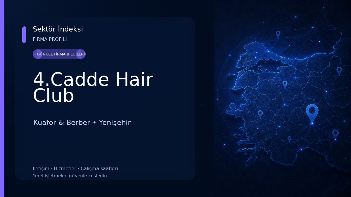 4.Cadde Hair Club Kuaför & Berber