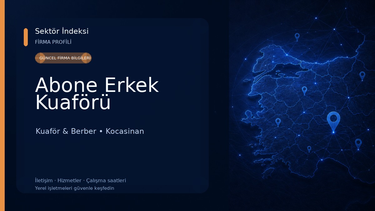 Abone Erkek Kuaförü