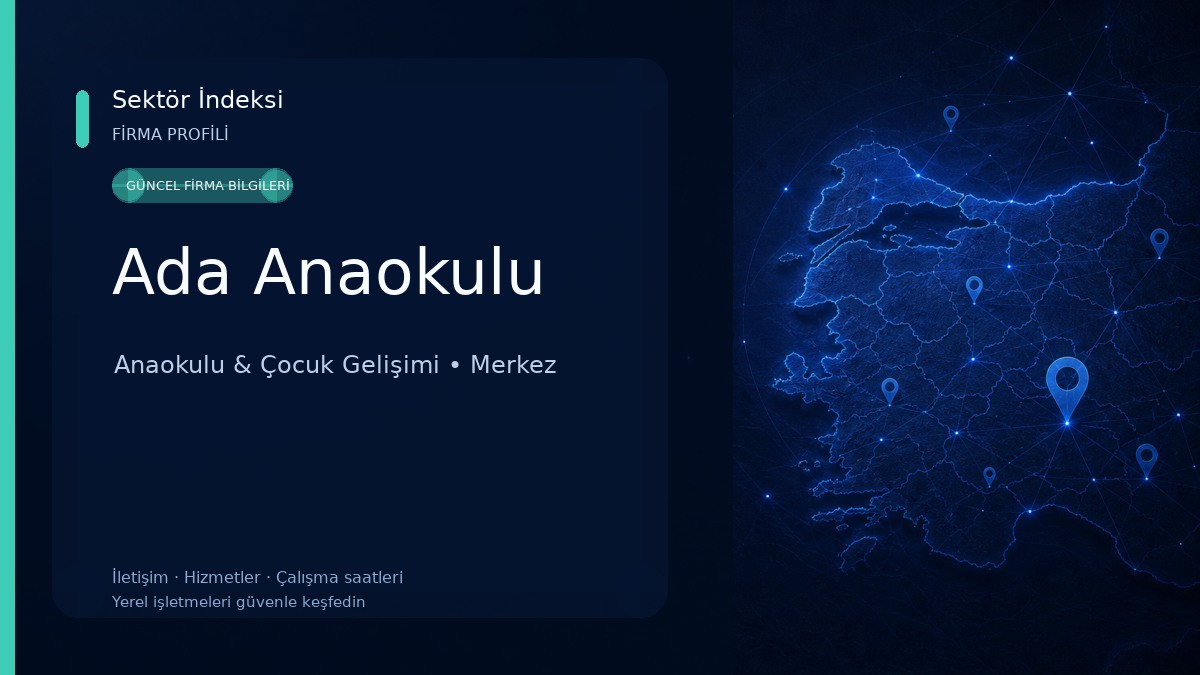 Ada Anaokulu Anaokulu & Çocuk Gelişimi