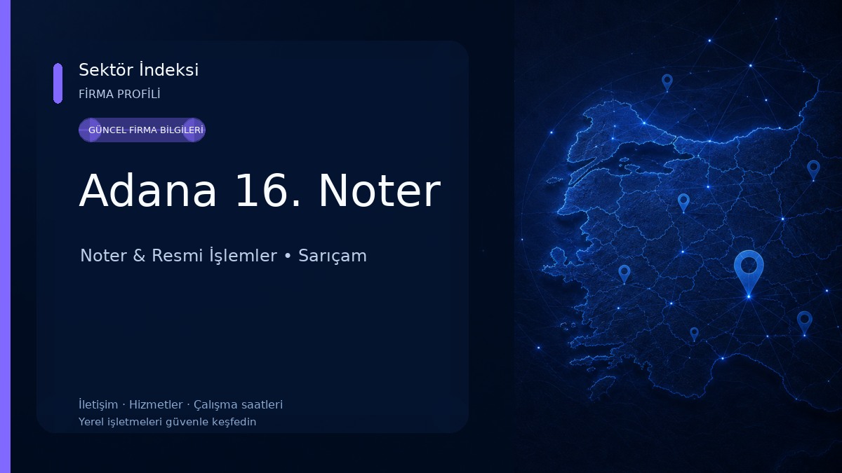 Adana 16. Noter 