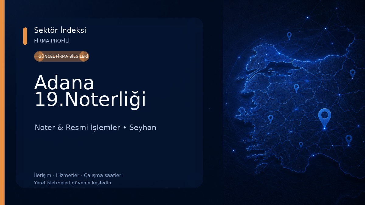 Adana 19.Noterliği 