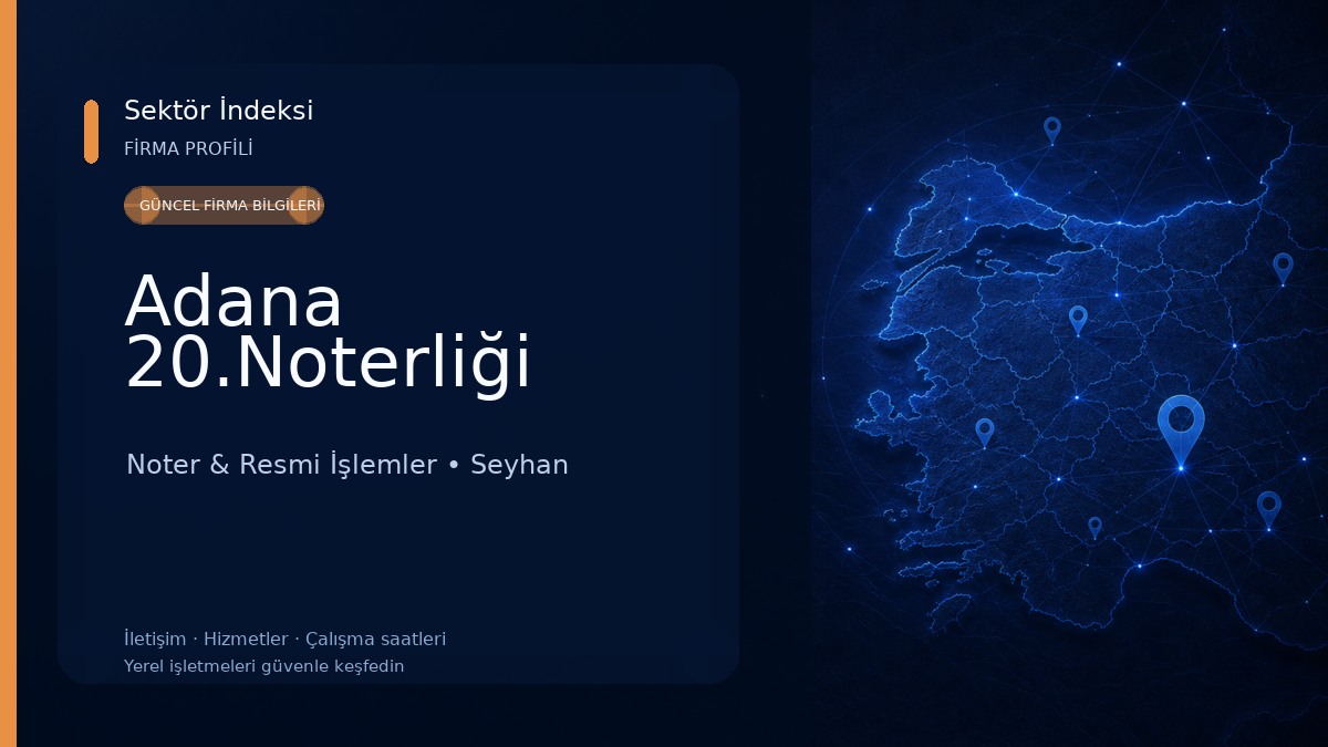 Adana 20.Noterliği 