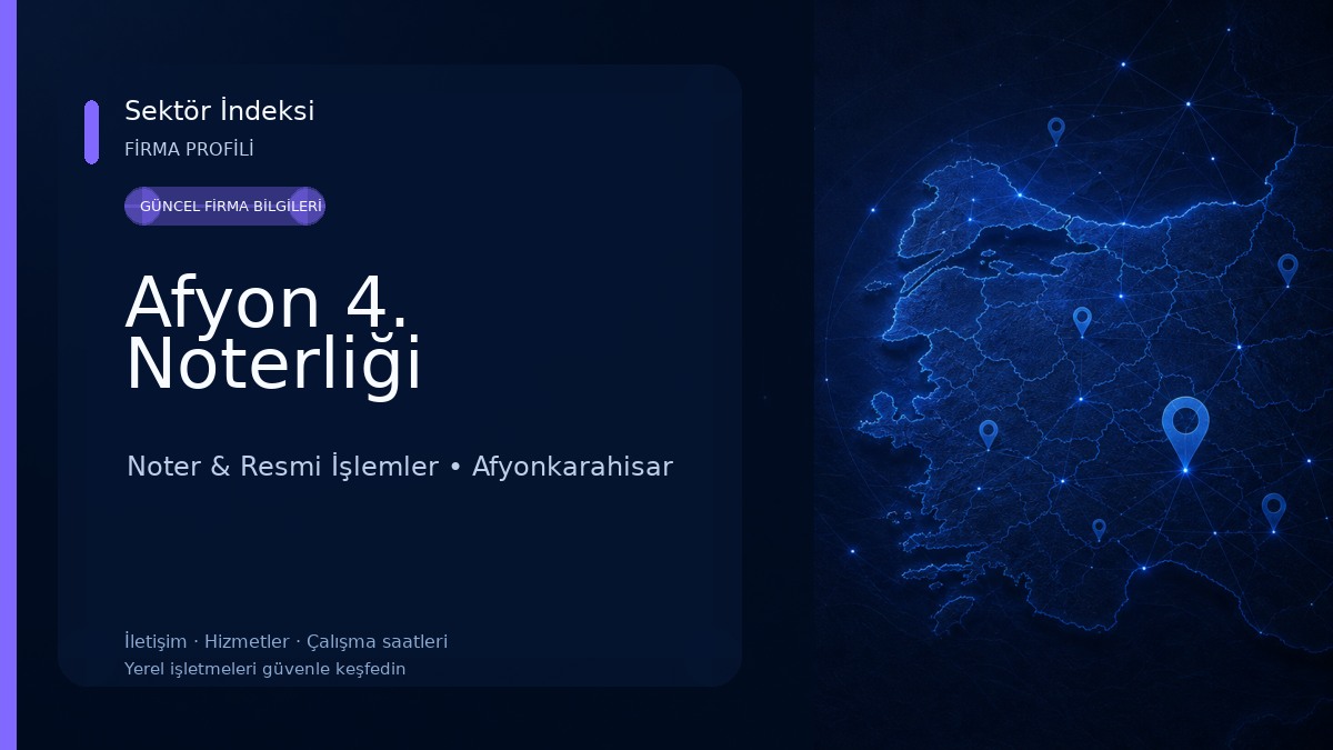 Afyon 4. Noterliği