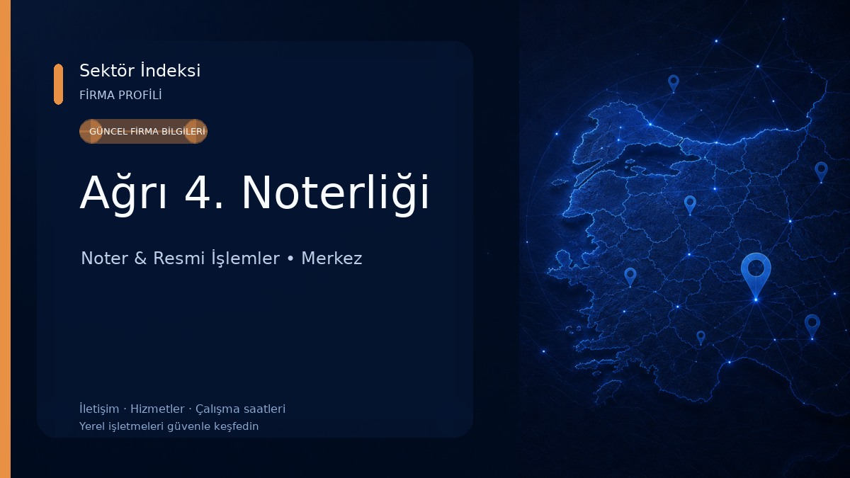 Ağrı 4. Noterliği 