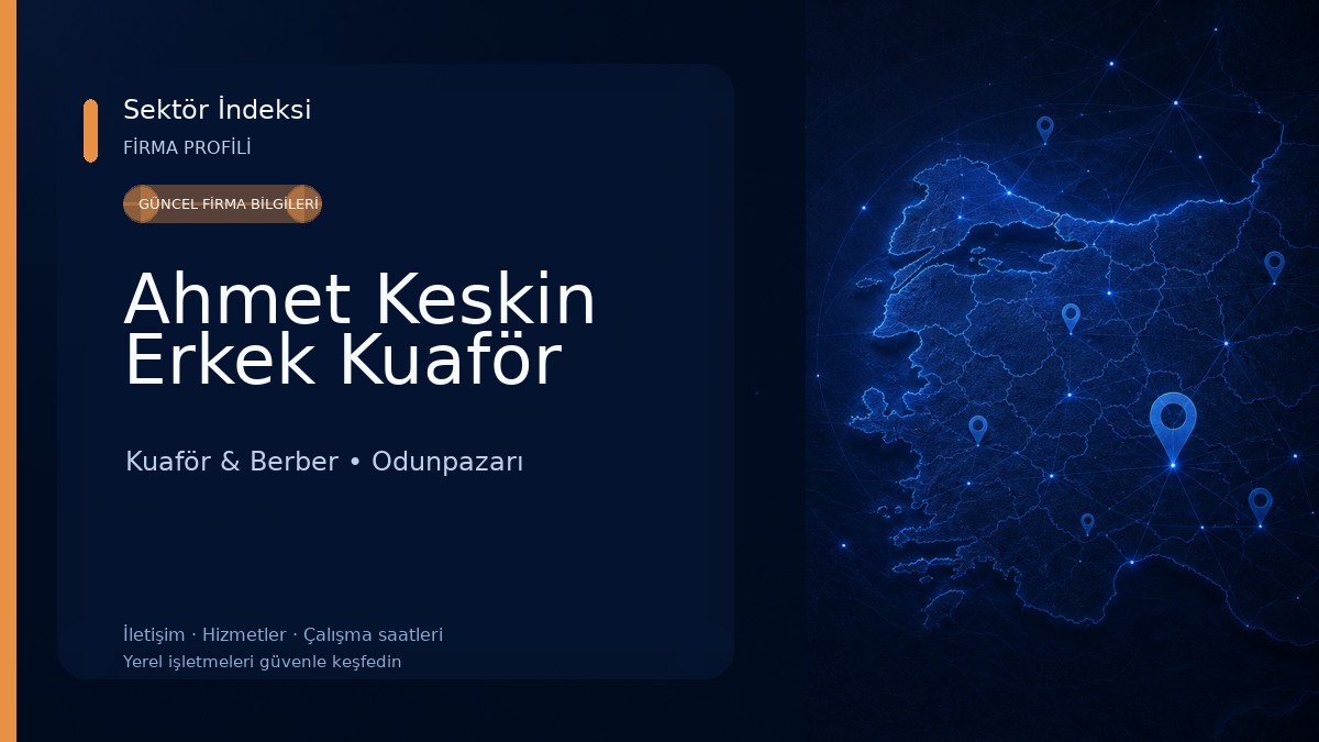 Ahmet Keskin Erkek Kuaför