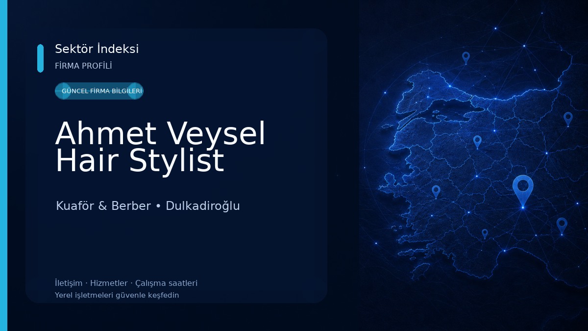 Ahmet Veysel Hair Stylist Kuaför & Berber