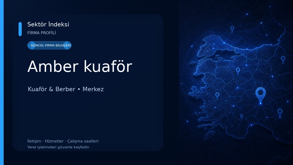 Amber kuaför Kuaför & Berber