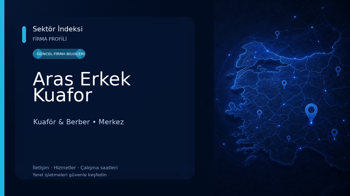 Aras Erkek Kuafor Kuaför & Berber