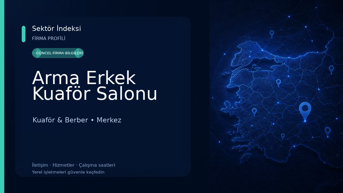 Arma Erkek Kuaför Salonu 