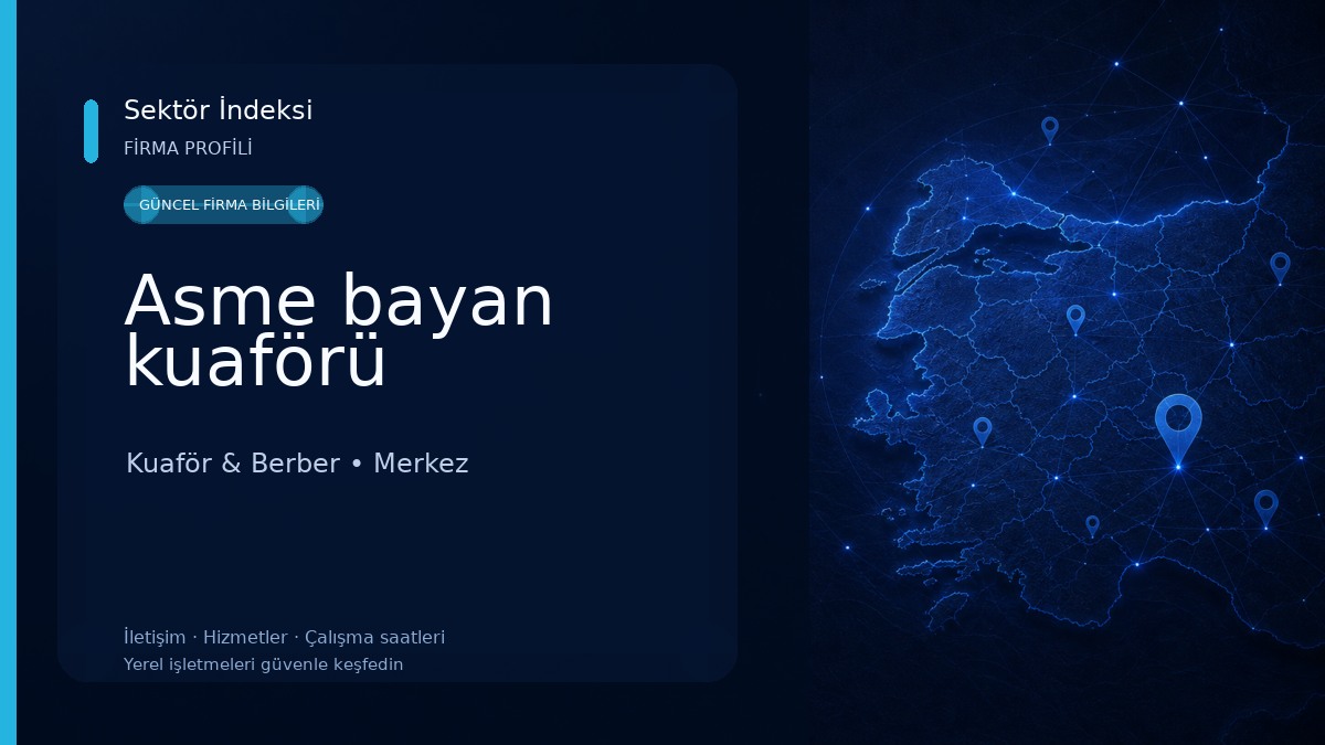 Asme bayan kuaförü Kuaför & Berber