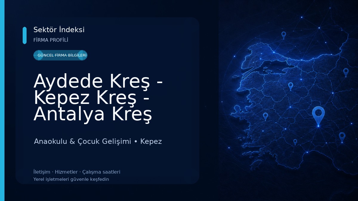Aydede Kreş - Kepez Kreş - Antalya Kreş Anaokulu & Çocuk Gelişimi
