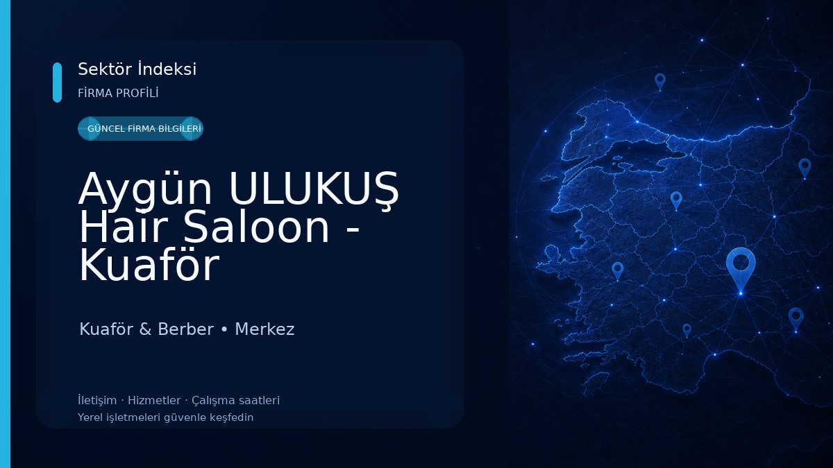 Aygün ULUKUŞ Hair Saloon - Kuaför Kuaför & Berber