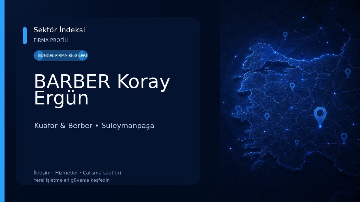 BARBER Koray Ergün Kuaför & Berber