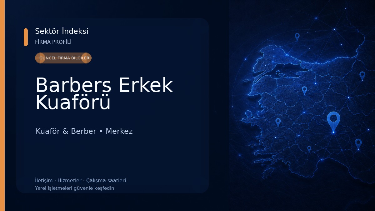 Barbers Erkek Kuaförü Kuaför & Berber