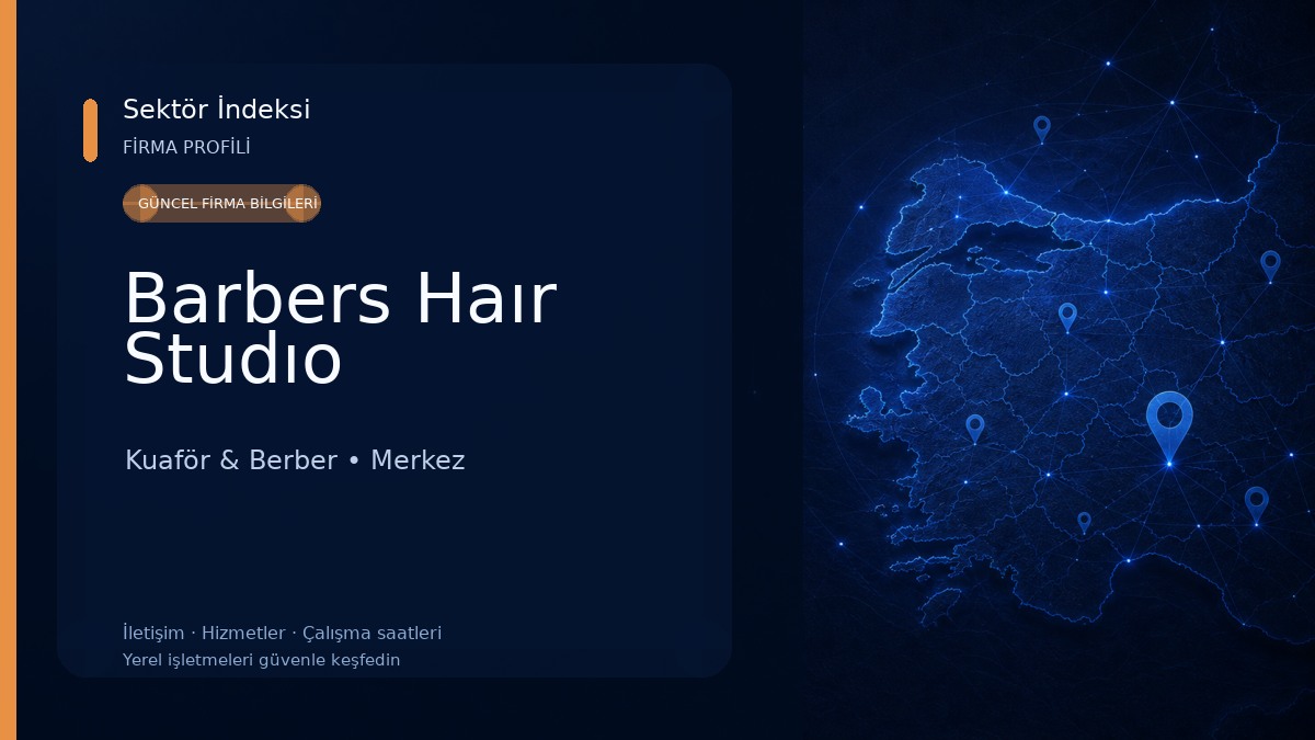 Barbers Haır Studıo Kuaför & Berber