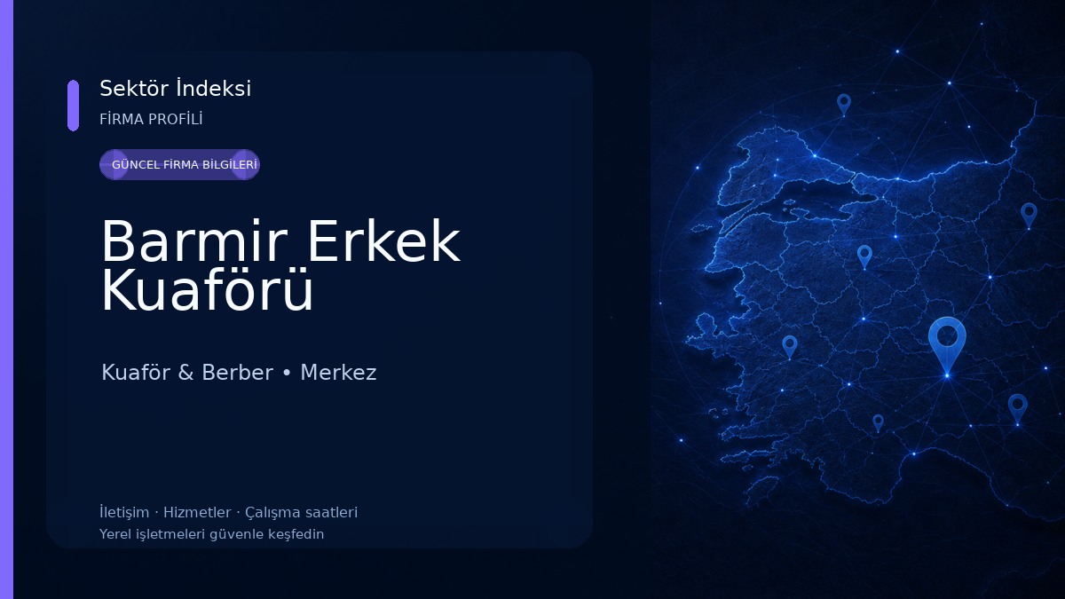 Barmir Erkek Kuaförü
