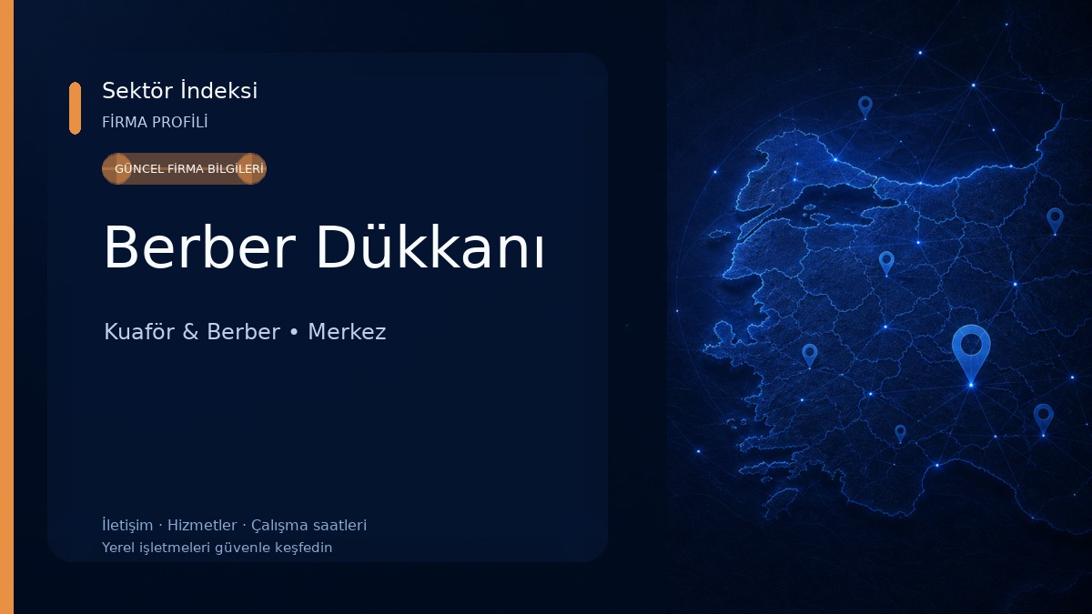 Berber Dükkanı Kuaför & Berber