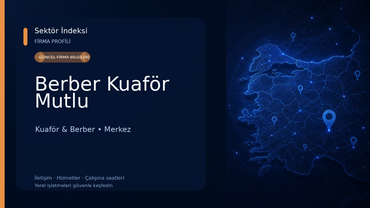 Berber Kuaför Mutlu
