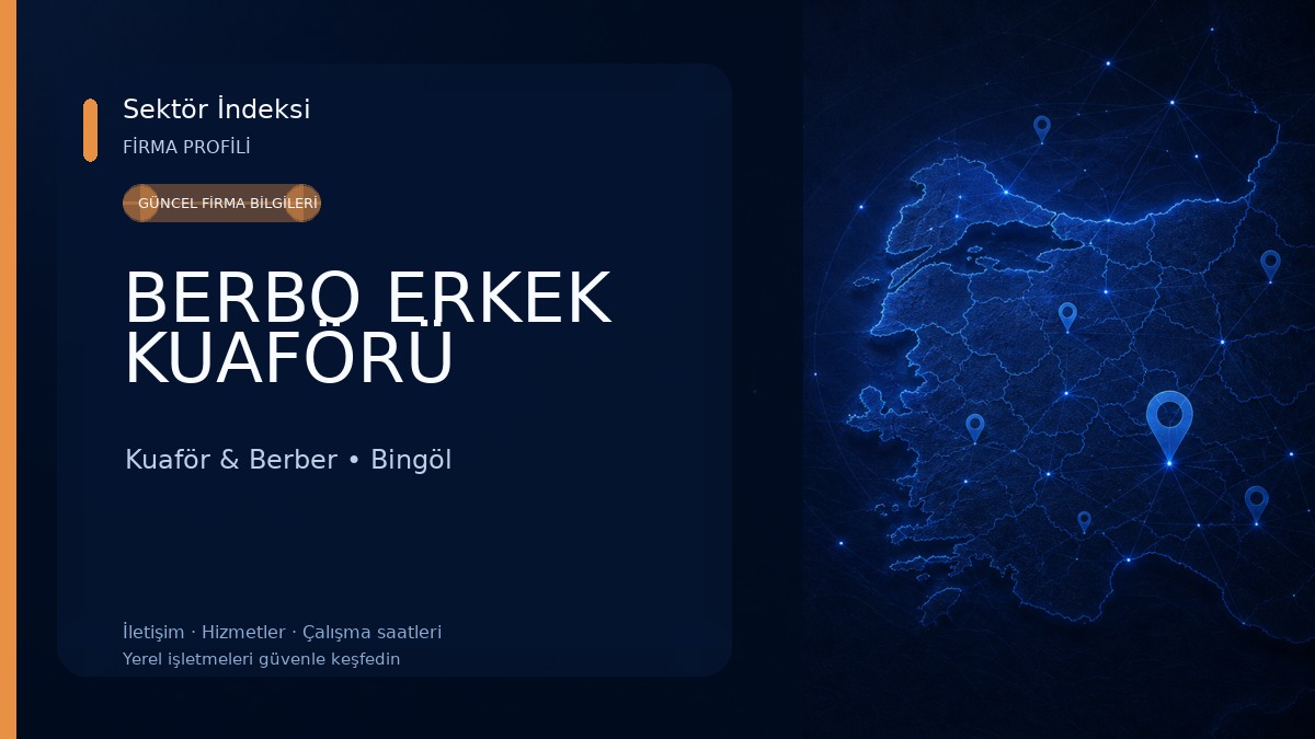BERBO ERKEK KUAFÖRÜ Kuaför & Berber
