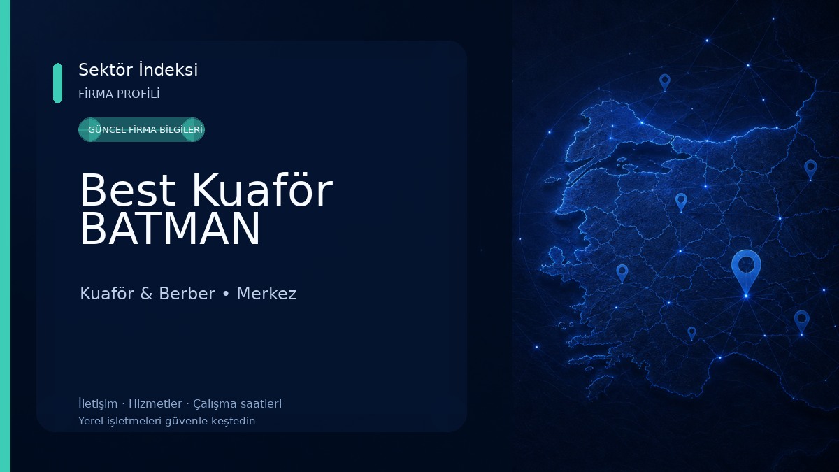 Best Kuaför BATMAN