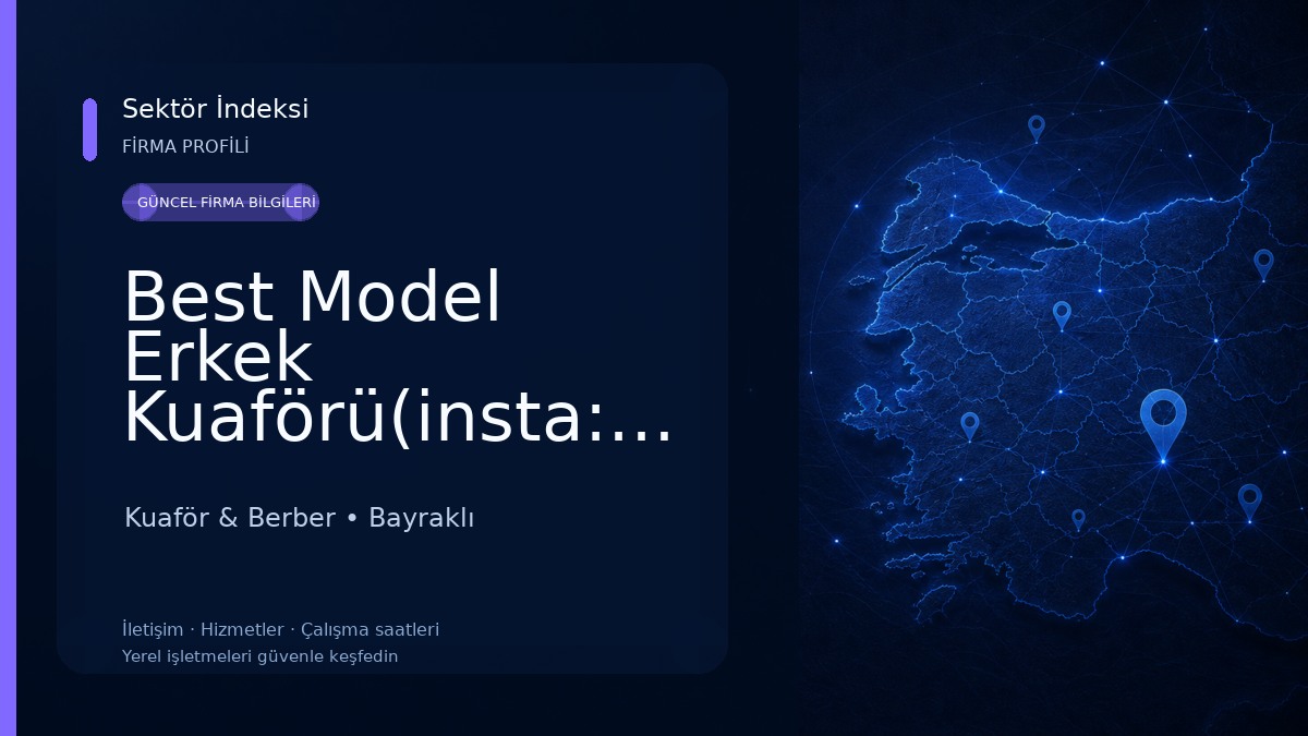 Best Model Erkek Kuaförü(insta:bestmodelerkek) Kuaför & Berber