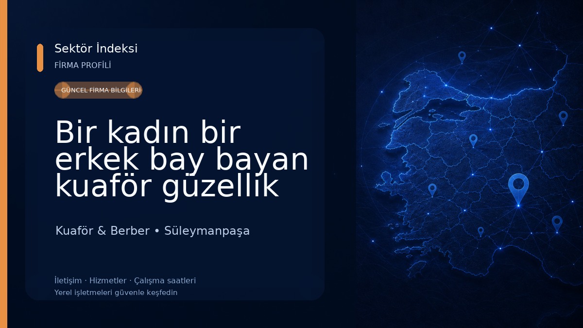 Bir kadın bir erkek bay bayan kuaför güzellik salonu