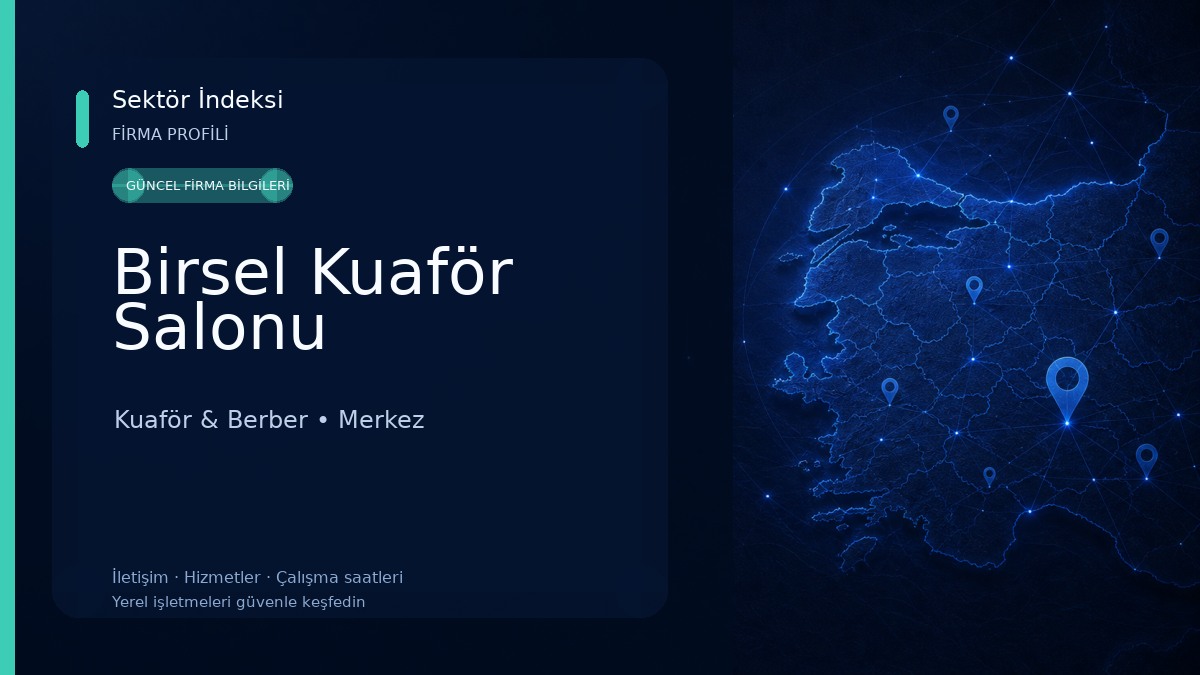 Birsel Kuaför Salonu Kuaför & Berber
