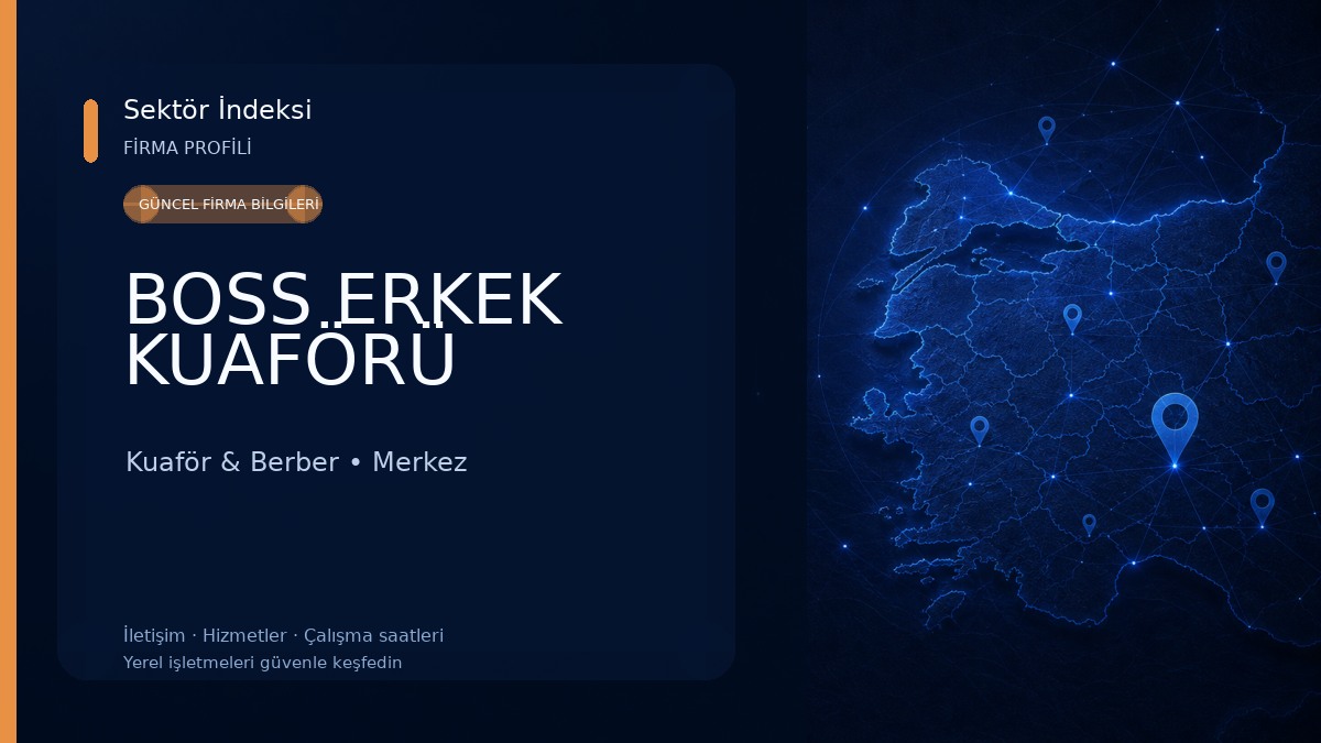 BOSS ERKEK KUAFÖRÜ