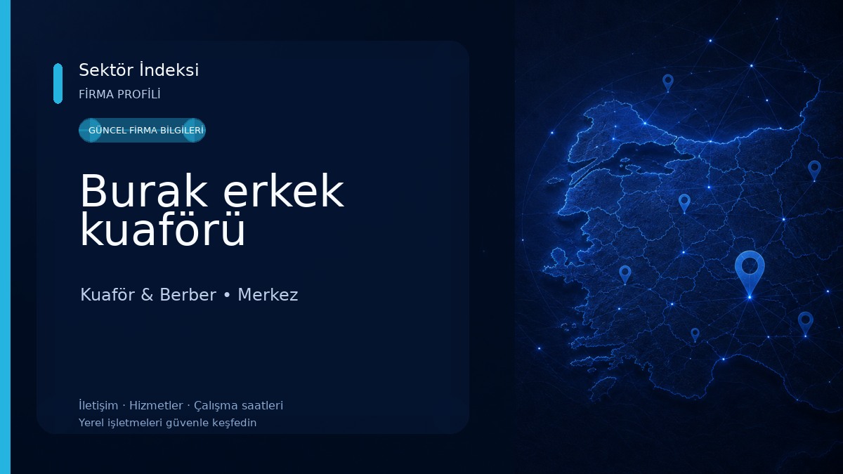 Burak erkek kuaförü 