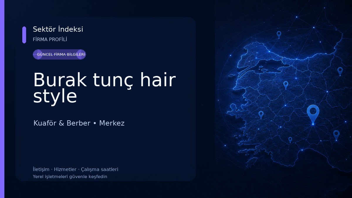 Burak tunç hair style