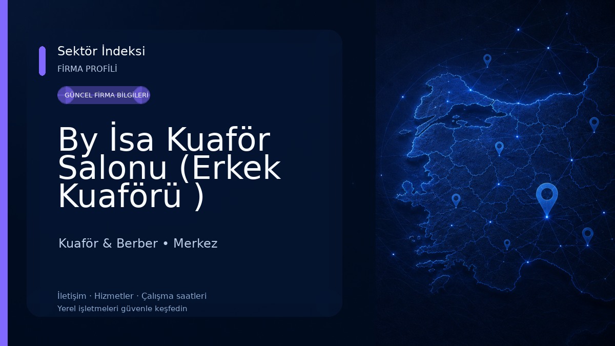 By İsa Kuaför Salonu (Erkek Kuaförü ) Kuaför & Berber