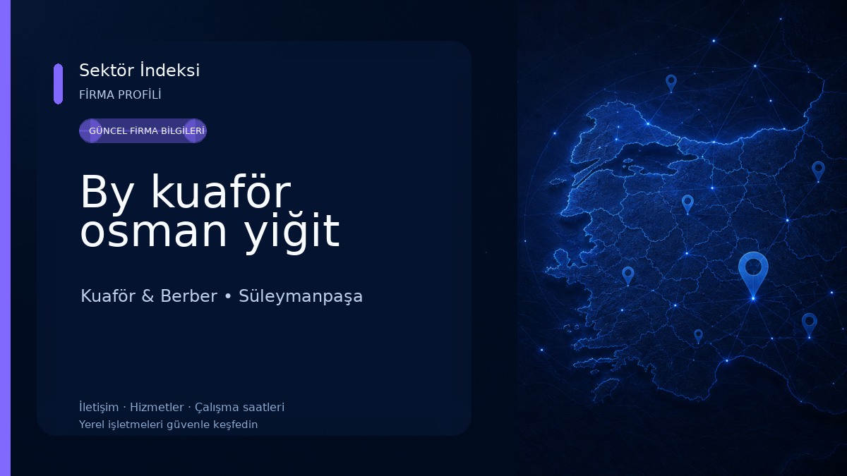 By kuaför osman yiğit