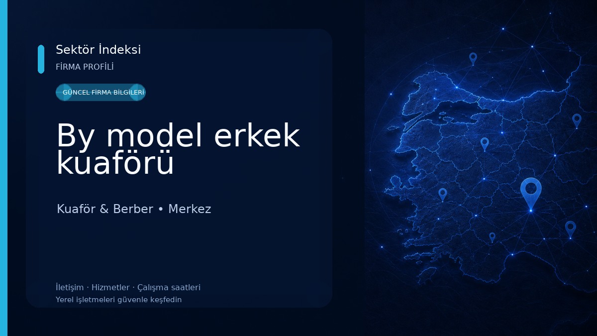 By model erkek kuaförü Kuaför & Berber