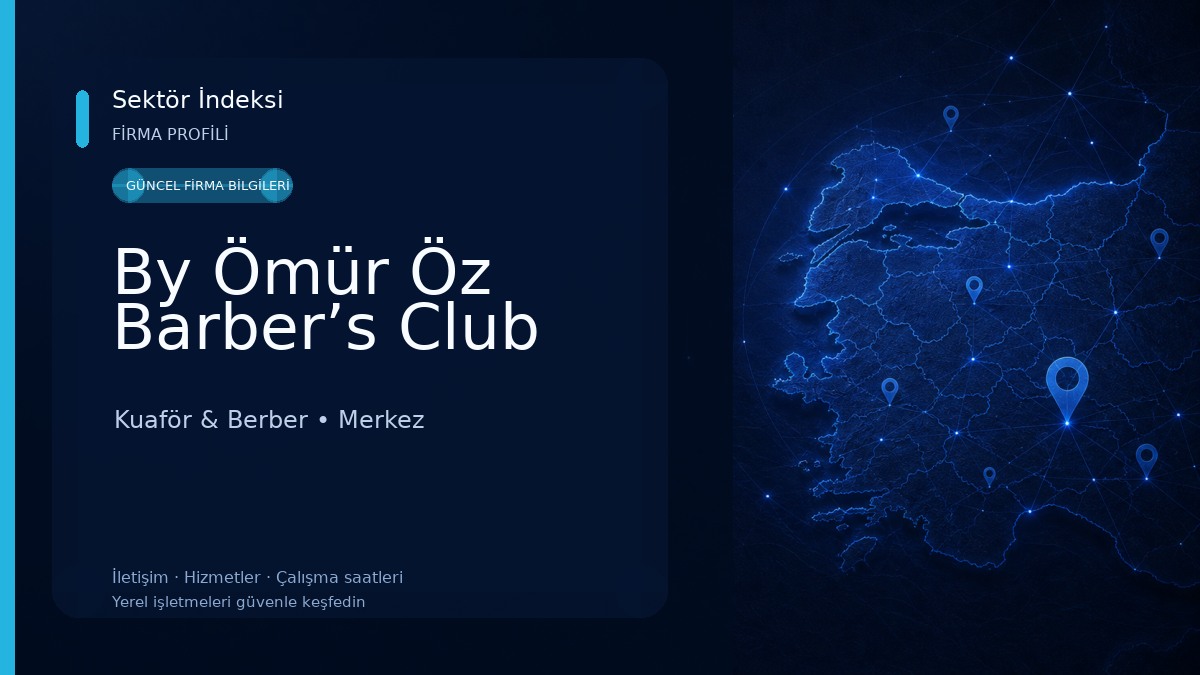 By Ömür Öz Barber’s Club