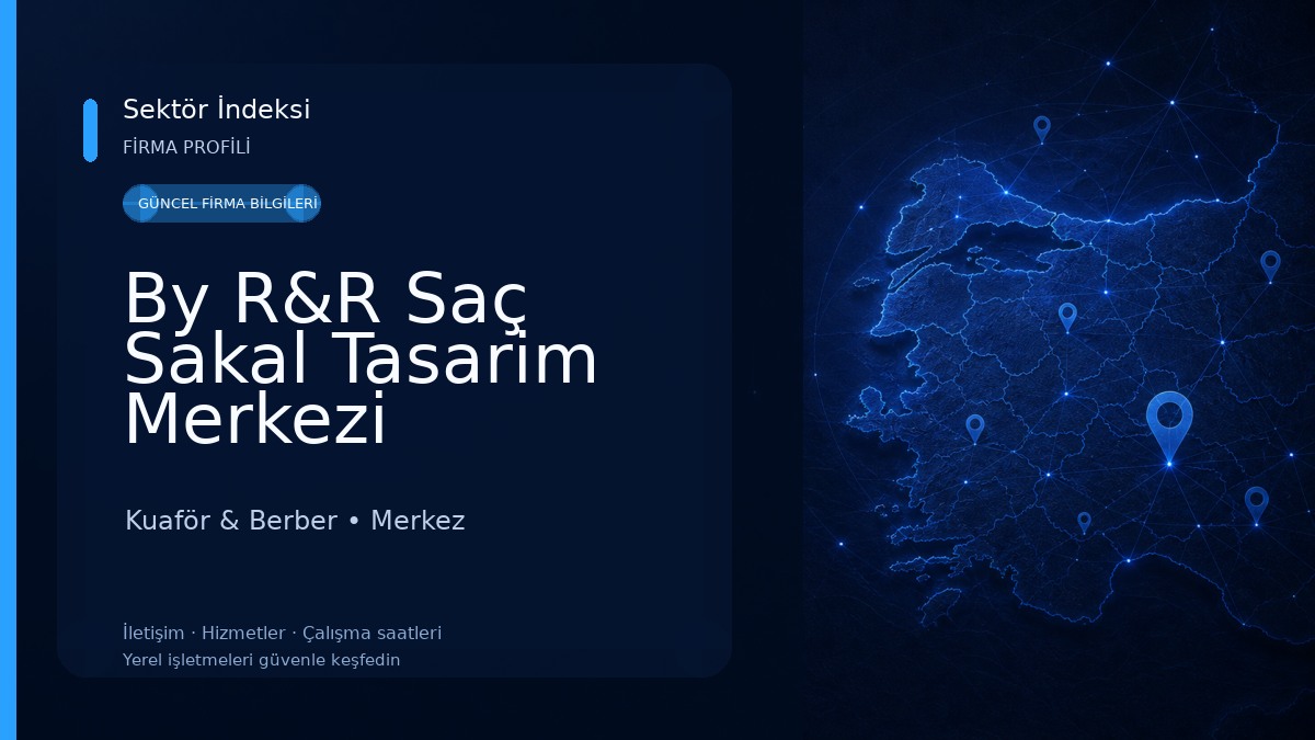 By R&R Saç Sakal Tasarim Merkezi 