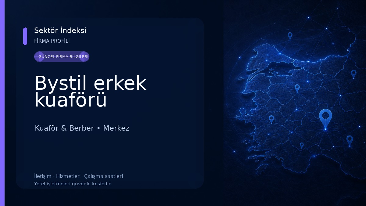 Bystil erkek kuaförü Kuaför & Berber