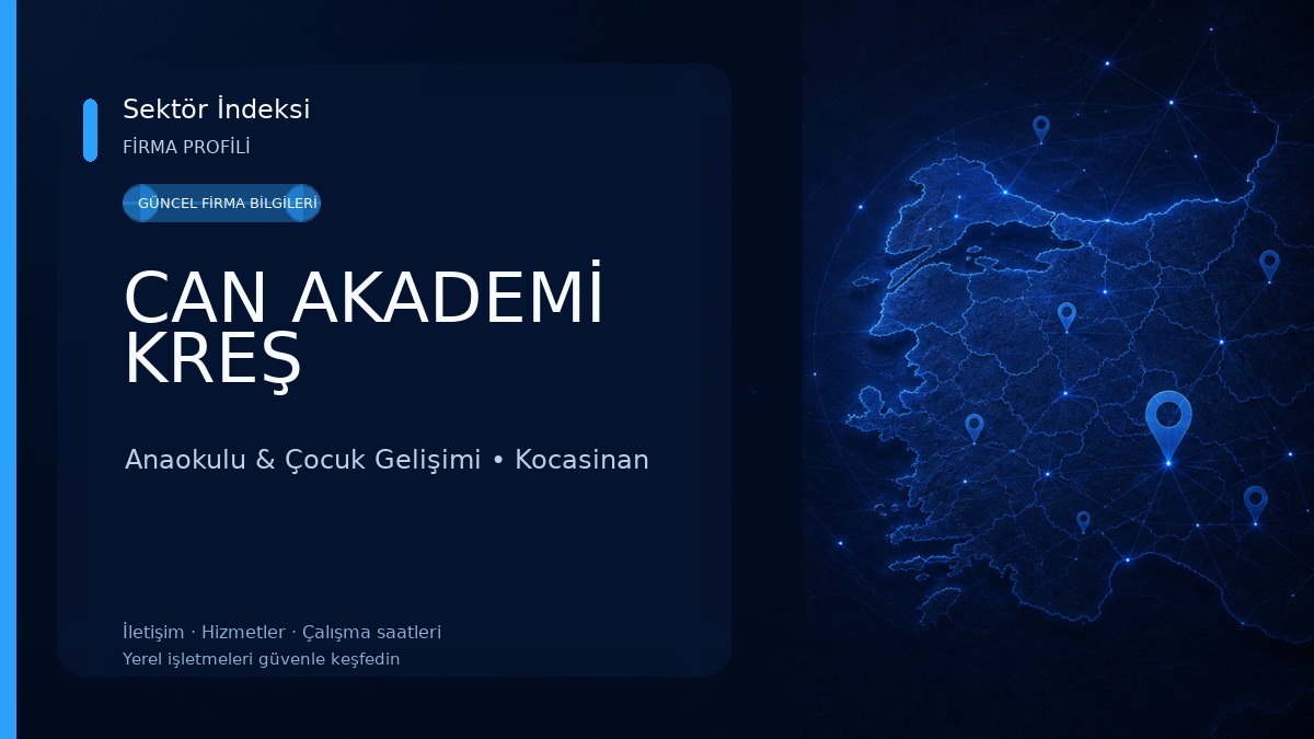 CAN AKADEMİ KREŞ Anaokulu & Çocuk Gelişimi
