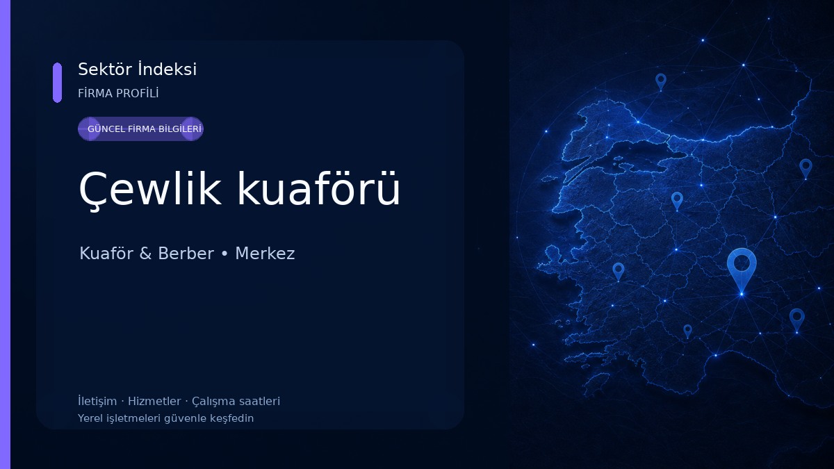 Çewlik kuaförü