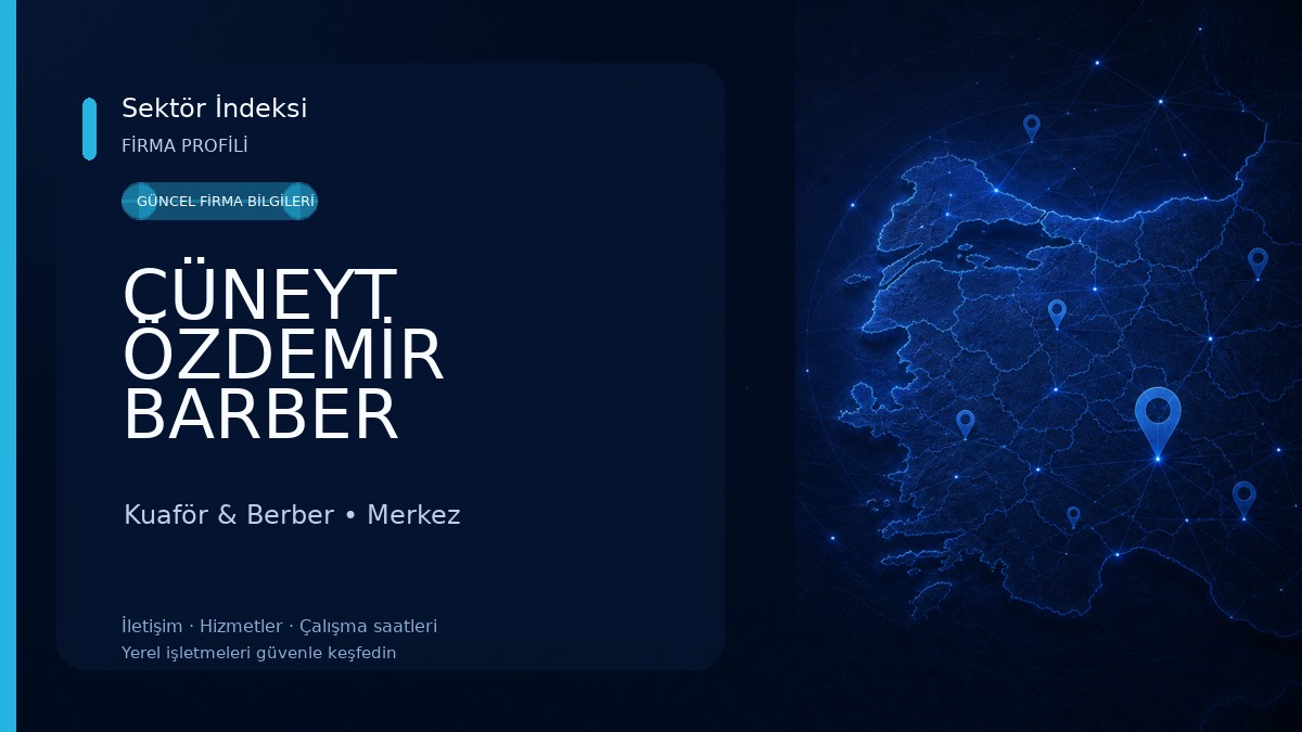 CÜNEYT ÖZDEMİR BARBER SALOON Kuaför & Berber