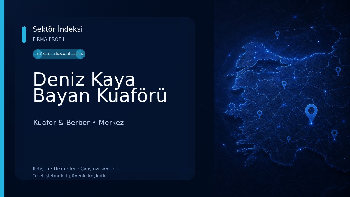 Deniz Kaya Bayan Kuaförü Kuaför & Berber