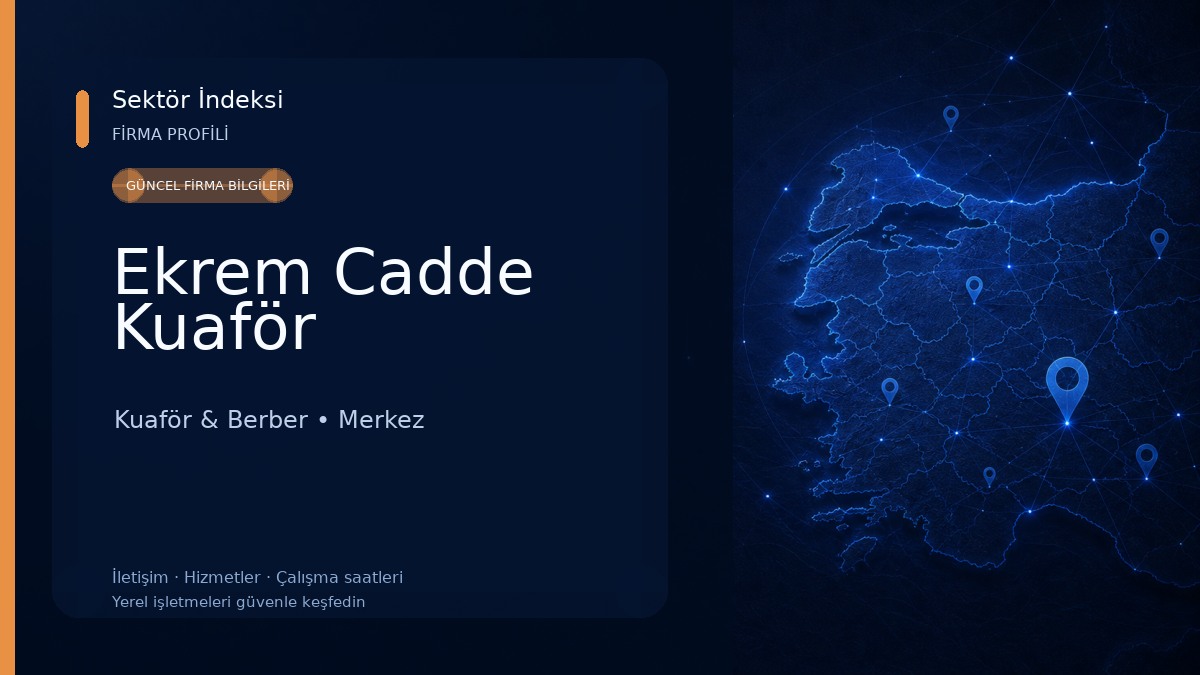 Ekrem Cadde Kuaför Kuaför & Berber