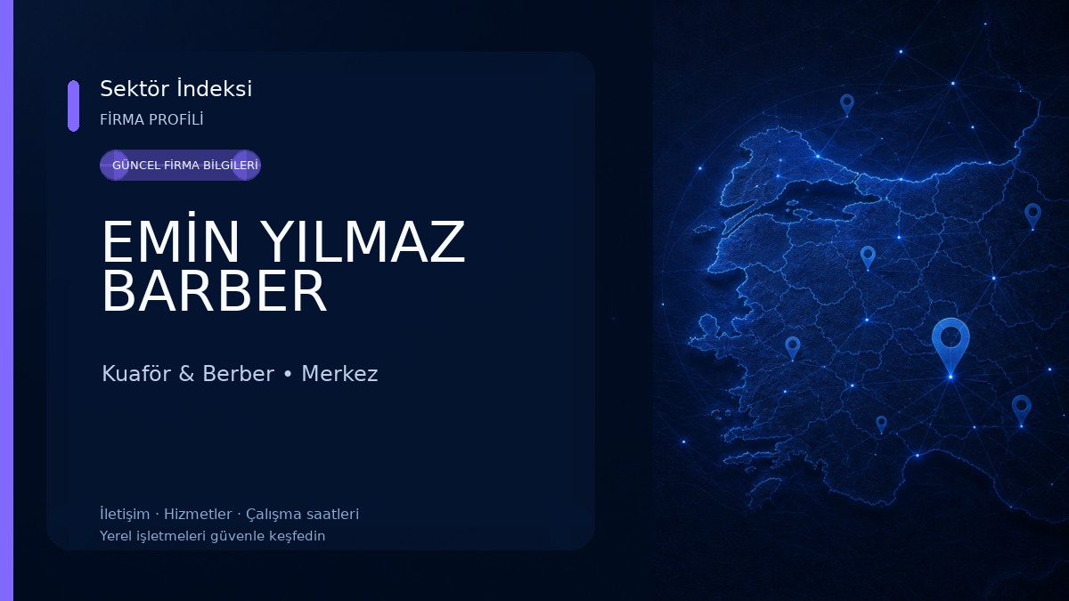 EMİN YILMAZ BARBER Kuaför & Berber