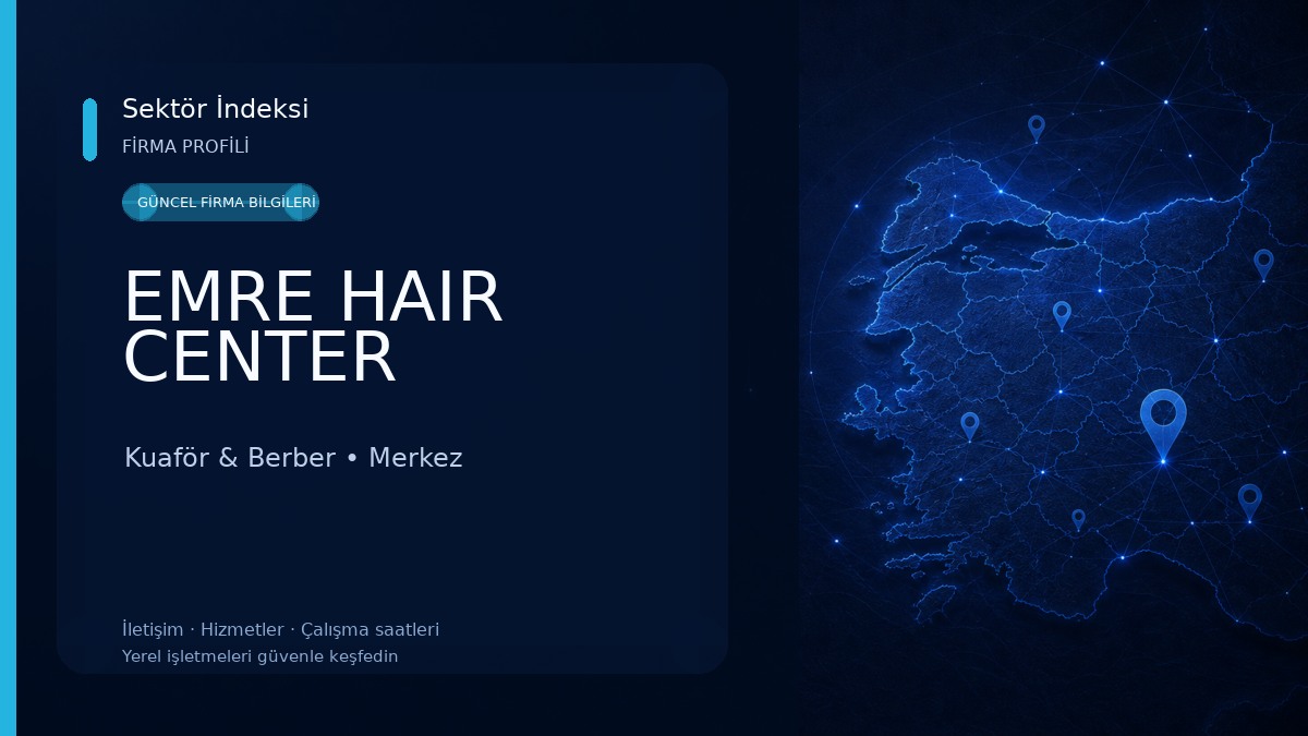 EMRE HAIR CENTER Kuaför & Berber