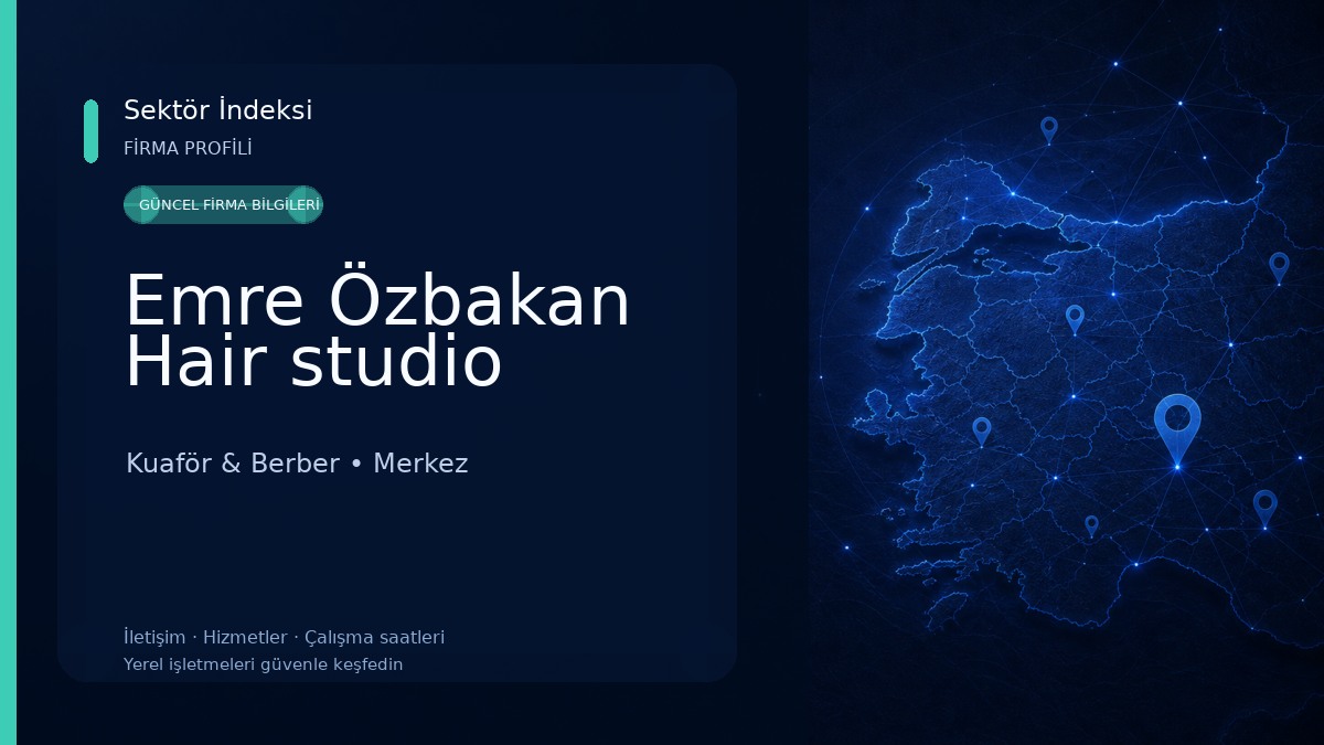 Emre Özbakan Hair studio
