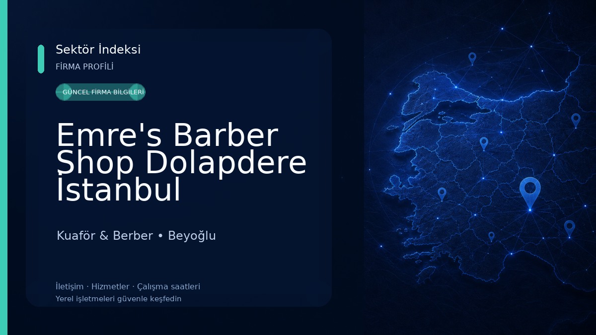 Emre's Barber Shop Dolapdere İstanbul 