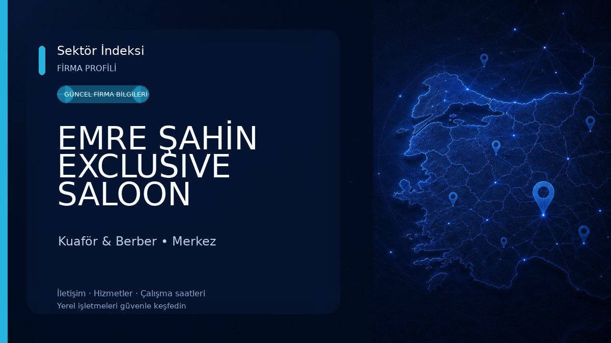 EMRE ŞAHİN EXCLUSIVE SALOON