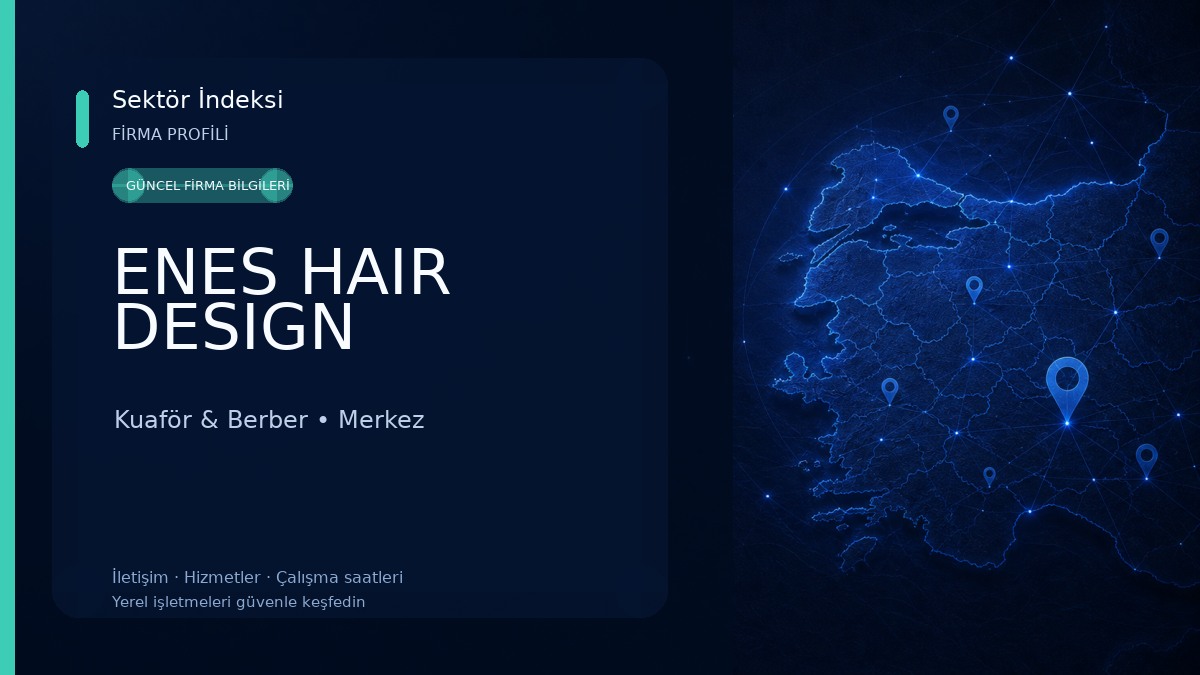 ENES HAIR DESIGN Kuaför & Berber