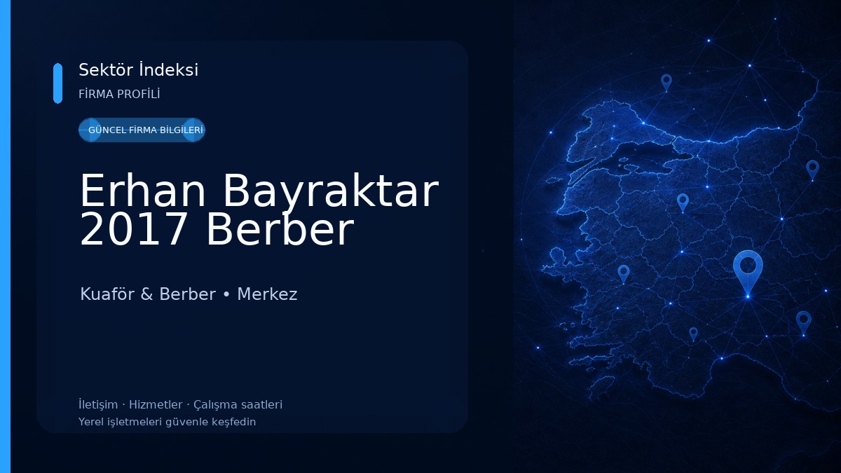 Erhan Bayraktar 2017 Berber Kuaför & Berber