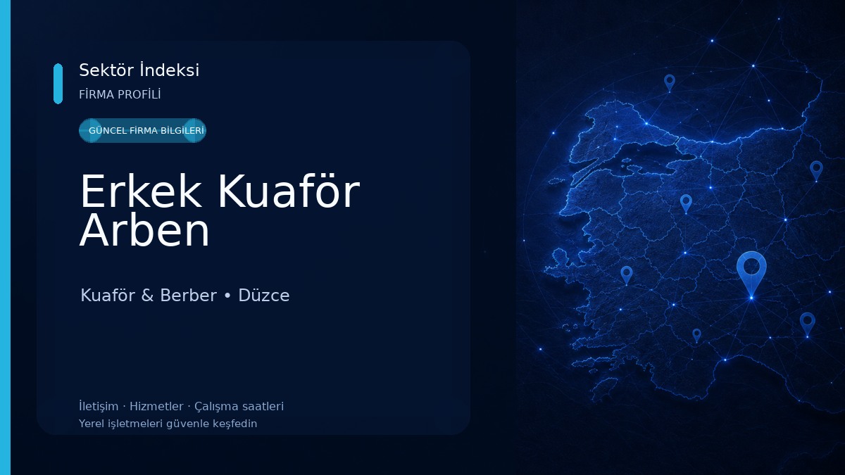 Erkek Kuaför Arben