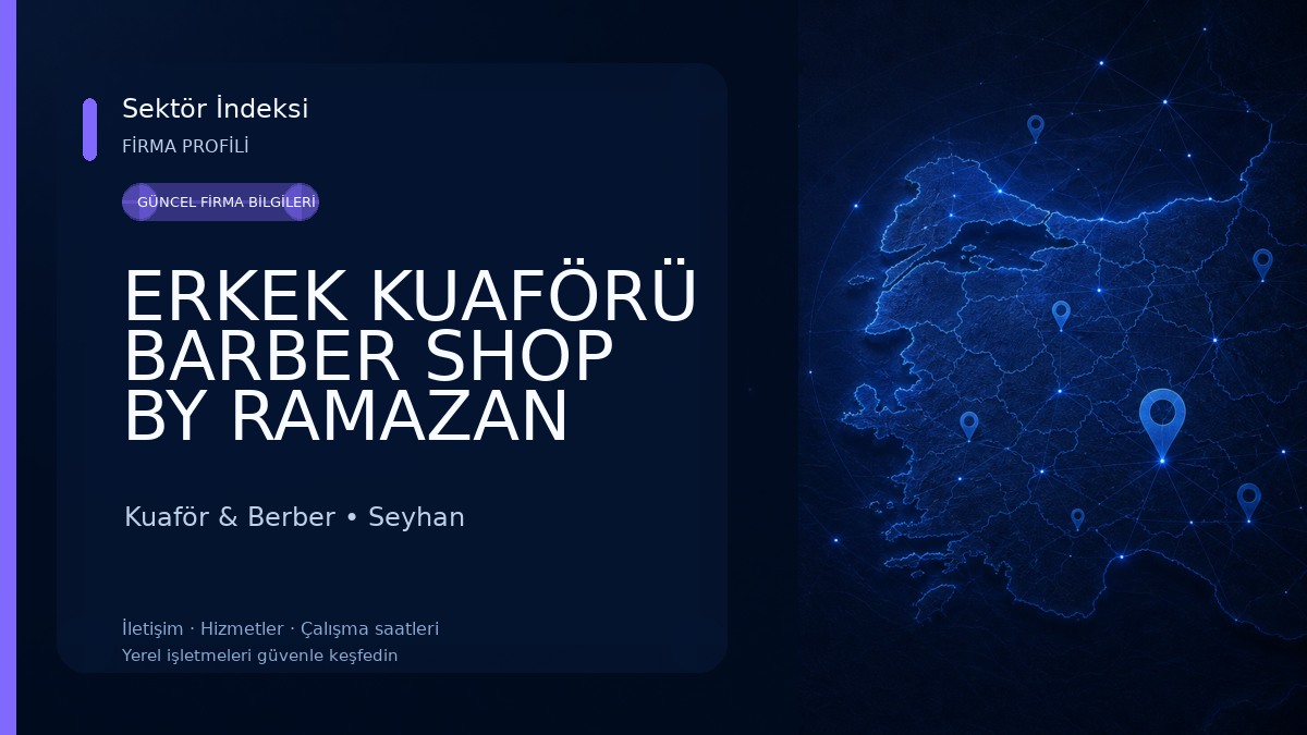 ERKEK KUAFÖRÜ BARBER SHOP BY RAMAZAN Kuaför & Berber